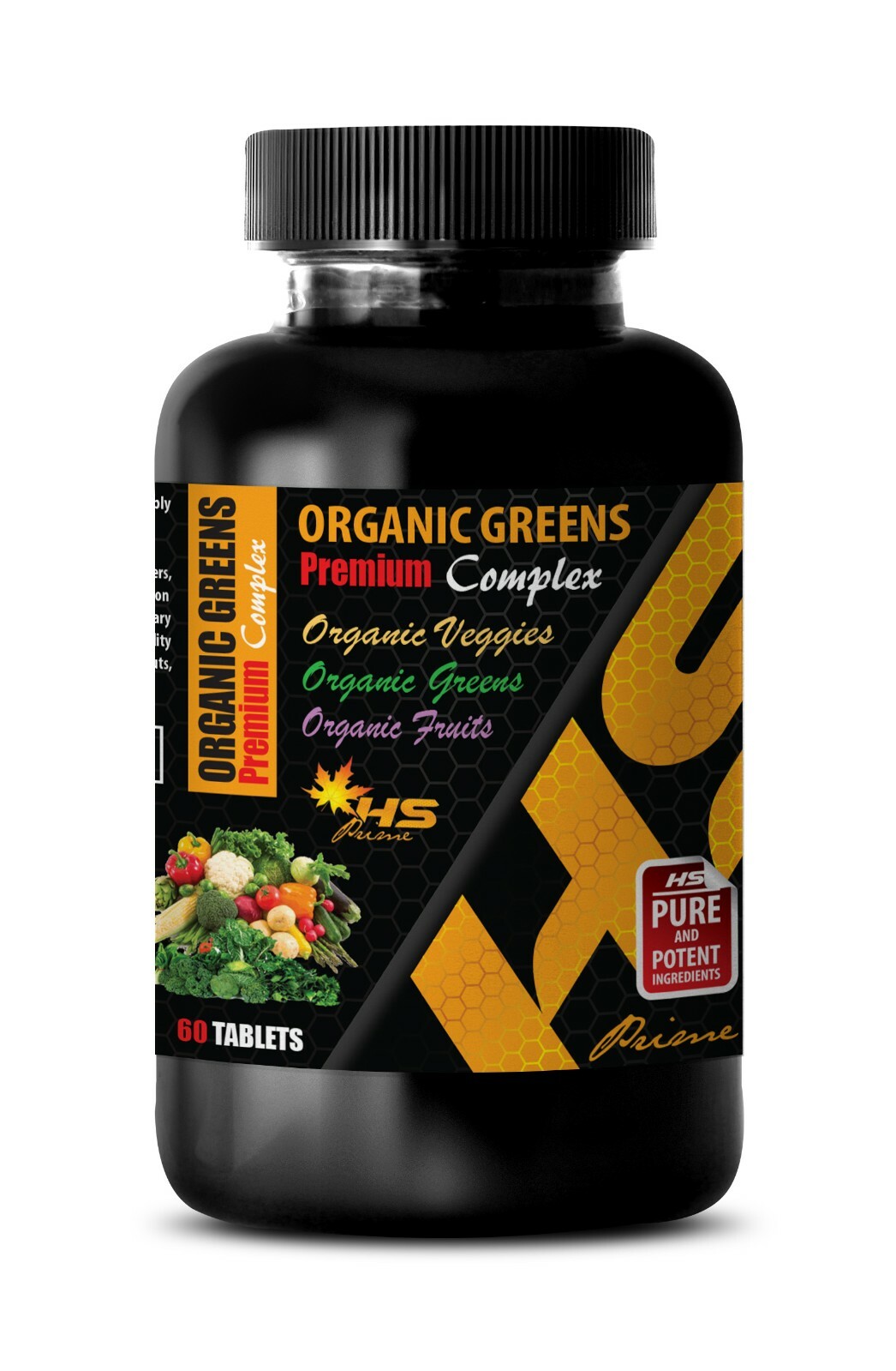 detox and digest amazing – ORGANIC GREENS COMPLEX – cauliflower florets 1 BOTTLE