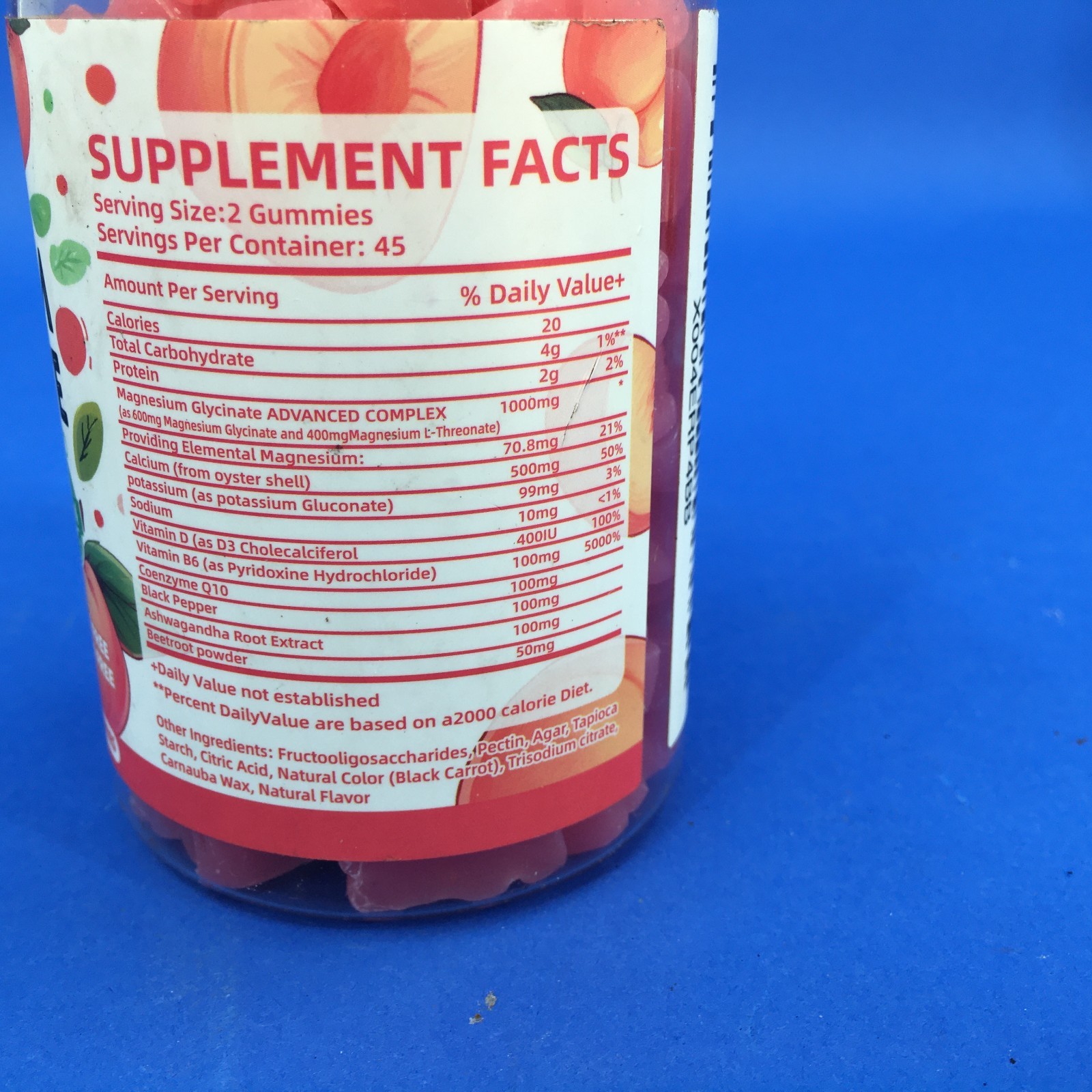 Openovomins Magnesium Glycinate 2500+ MG 90 Gummies