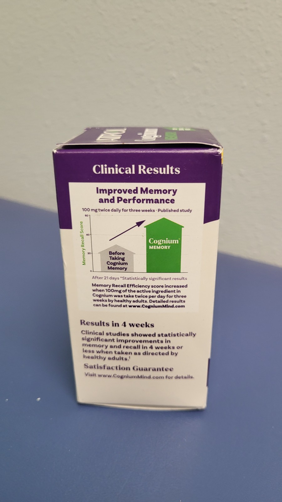 Natrol Cognium Memory Support 100mg Silk Protein Hydrolysate 60 Tablets 10/2027