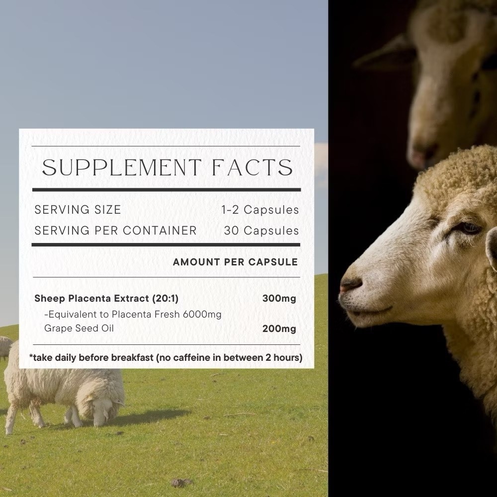 [2 BOX] CellLabs Sheep Placenta Grape Seed Oil 15000mg x 30’s