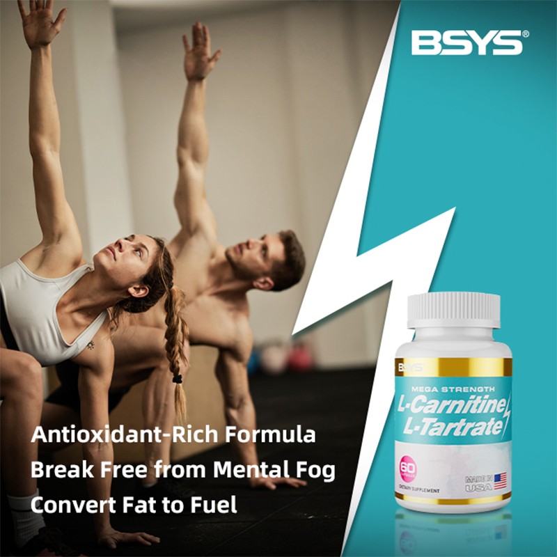 L-Carnitine L-Tartrate Capsules for lean and muscular energy