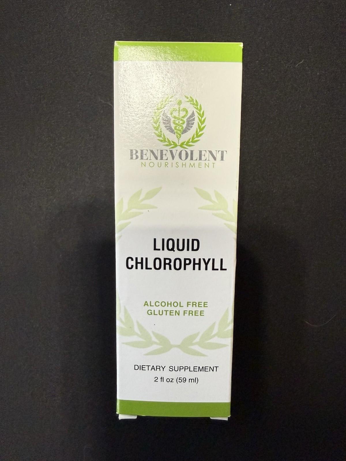 Benevolent Nourishment Liquid Chlorophyll Alcohol Free Gluten Free Peppermint 2…
