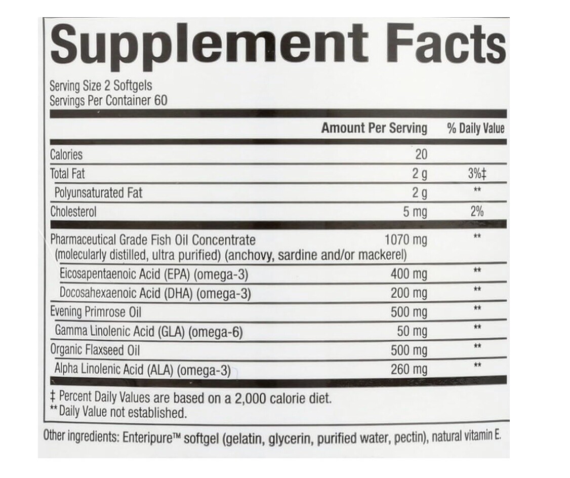 Natural Factors WomenSense RxOmega-3 Factors, 120 Softgels, EXP 06/2026
