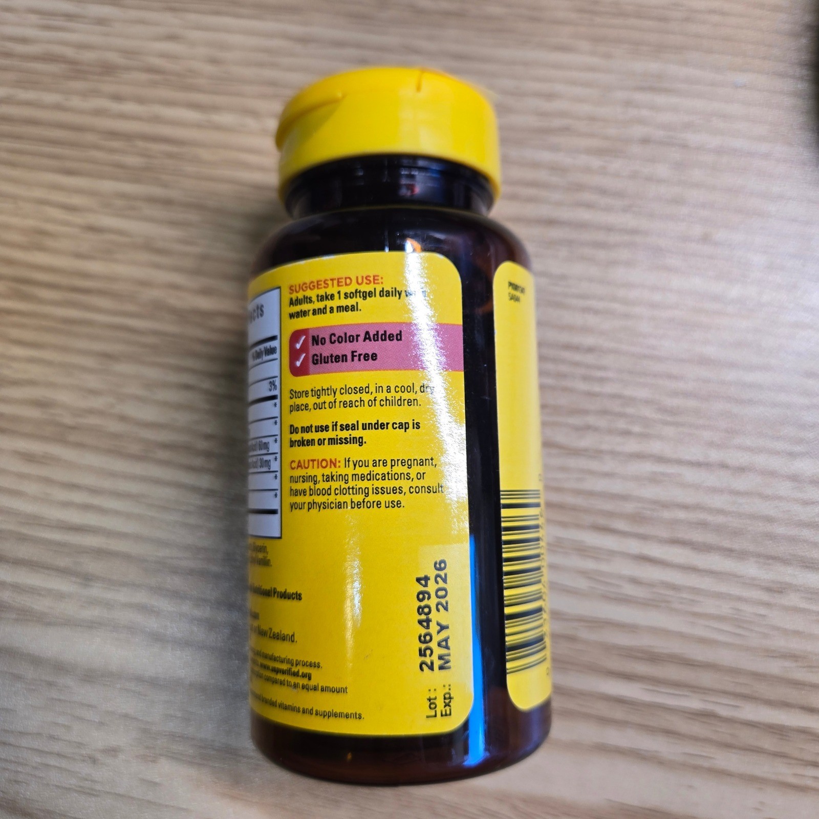 Nature Made Krill Oil 500 mg with Astaxanthin 30 Softgels Omega-3 Heart Health