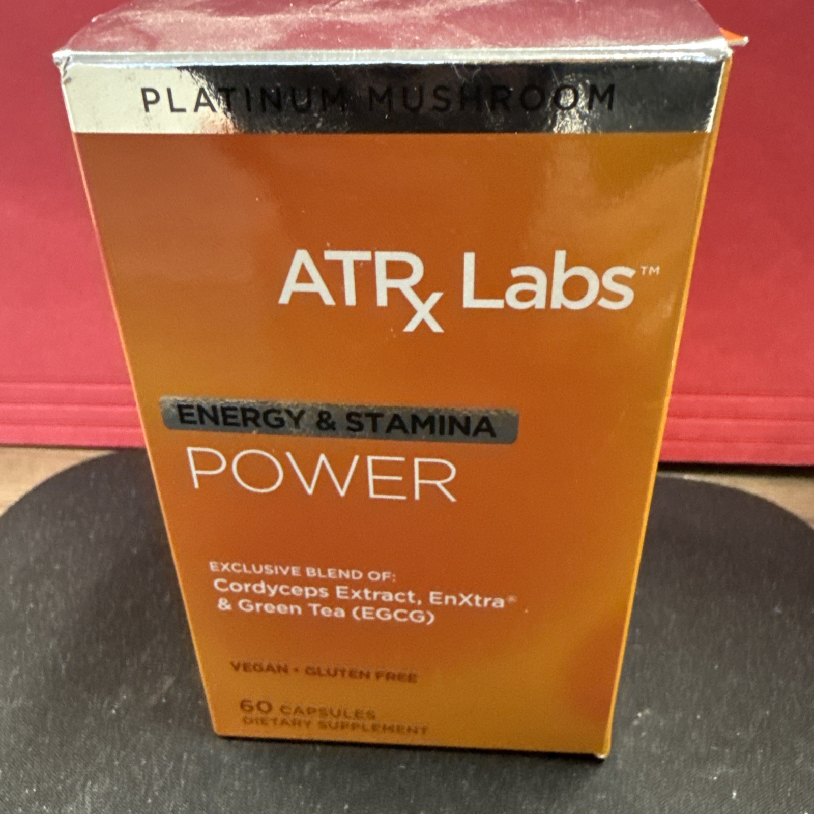 Power Energy & stamina Platinum Mushroom 60 Capsules 30 Servings