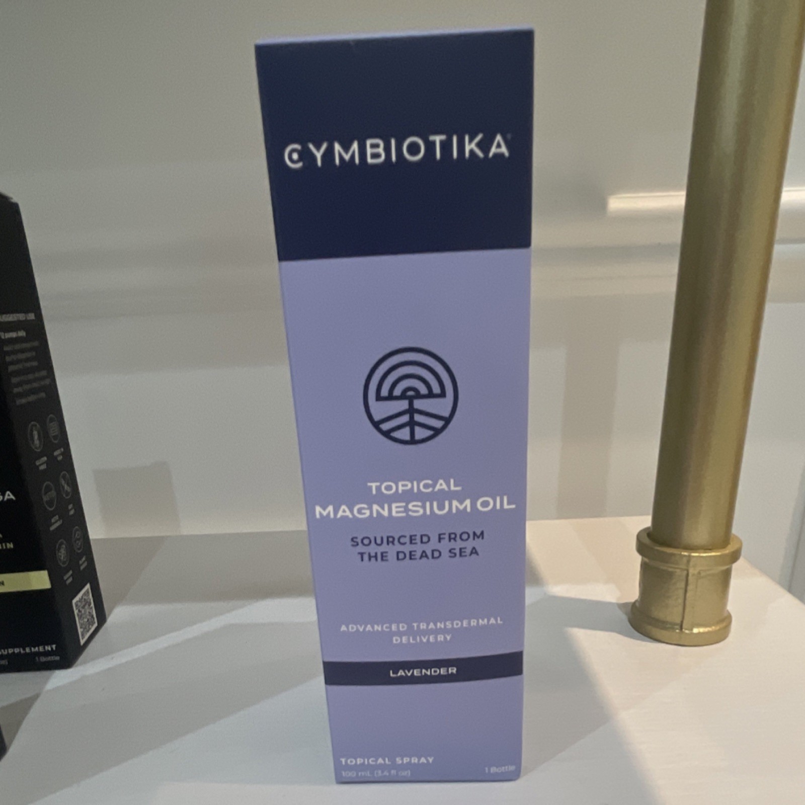 CYMBIOTIKA Magnesium Oil Lavender Spray Advanced Transdermal 100 ml (3.4 fl oz)