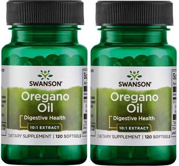 2X Swanson Premium Oregano Oil 10:1 Extract 240 Softgels Total – FREE SHIPPING!