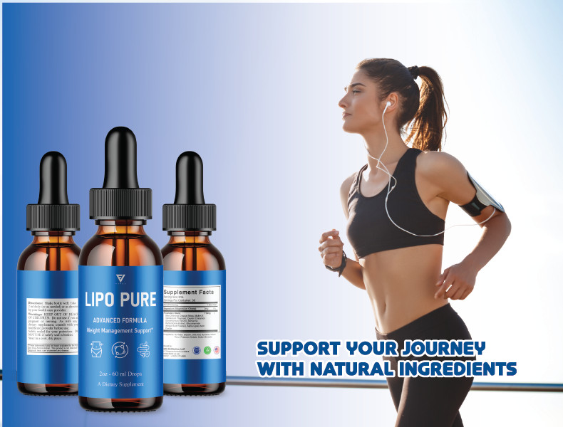 Lipo Pure Drops, LipoPure Weight Management Support Supplement (2oz)