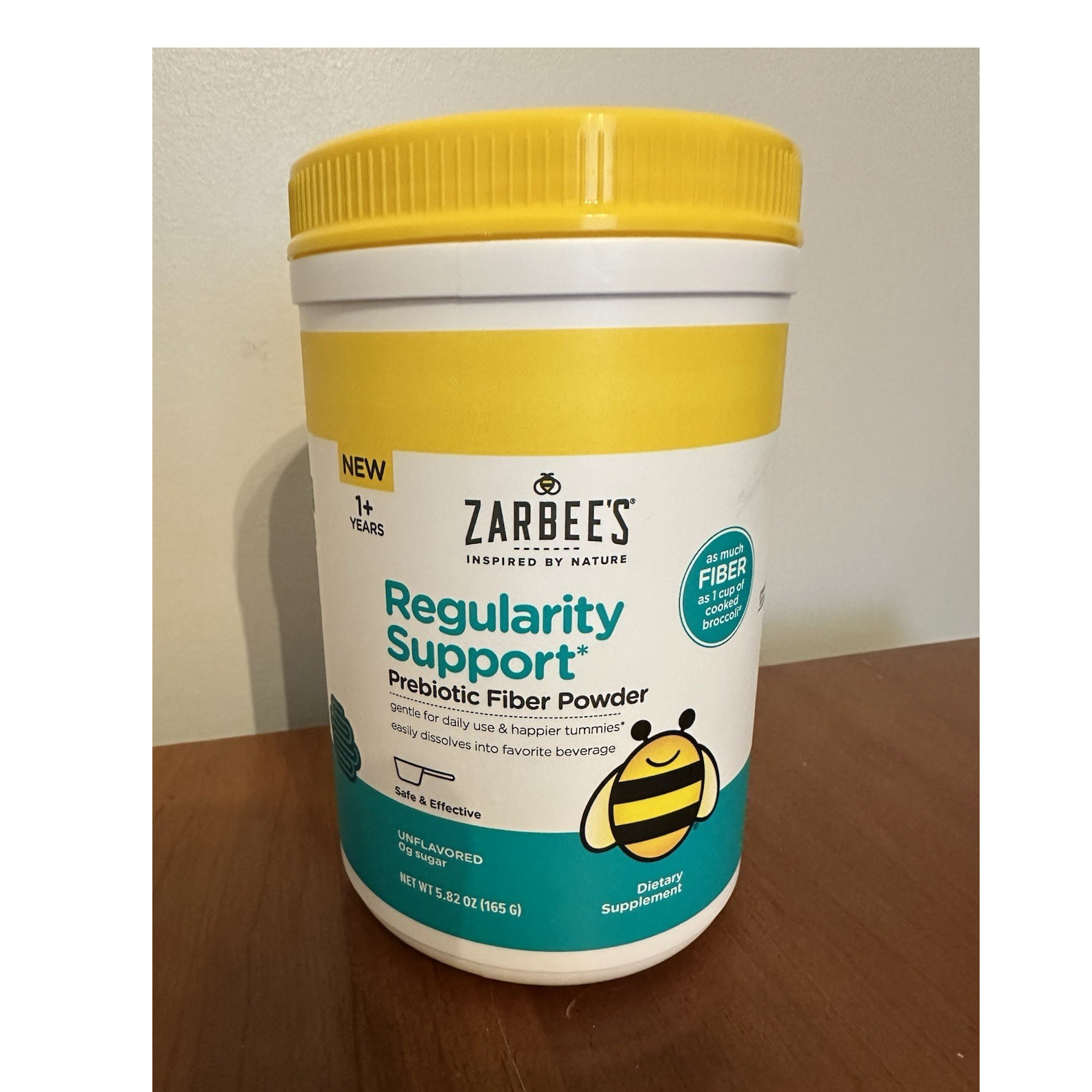 Zarbee’s Regularity Support Prebiotic Fiber Powder Unflavored 5.82oz 0g Sugar