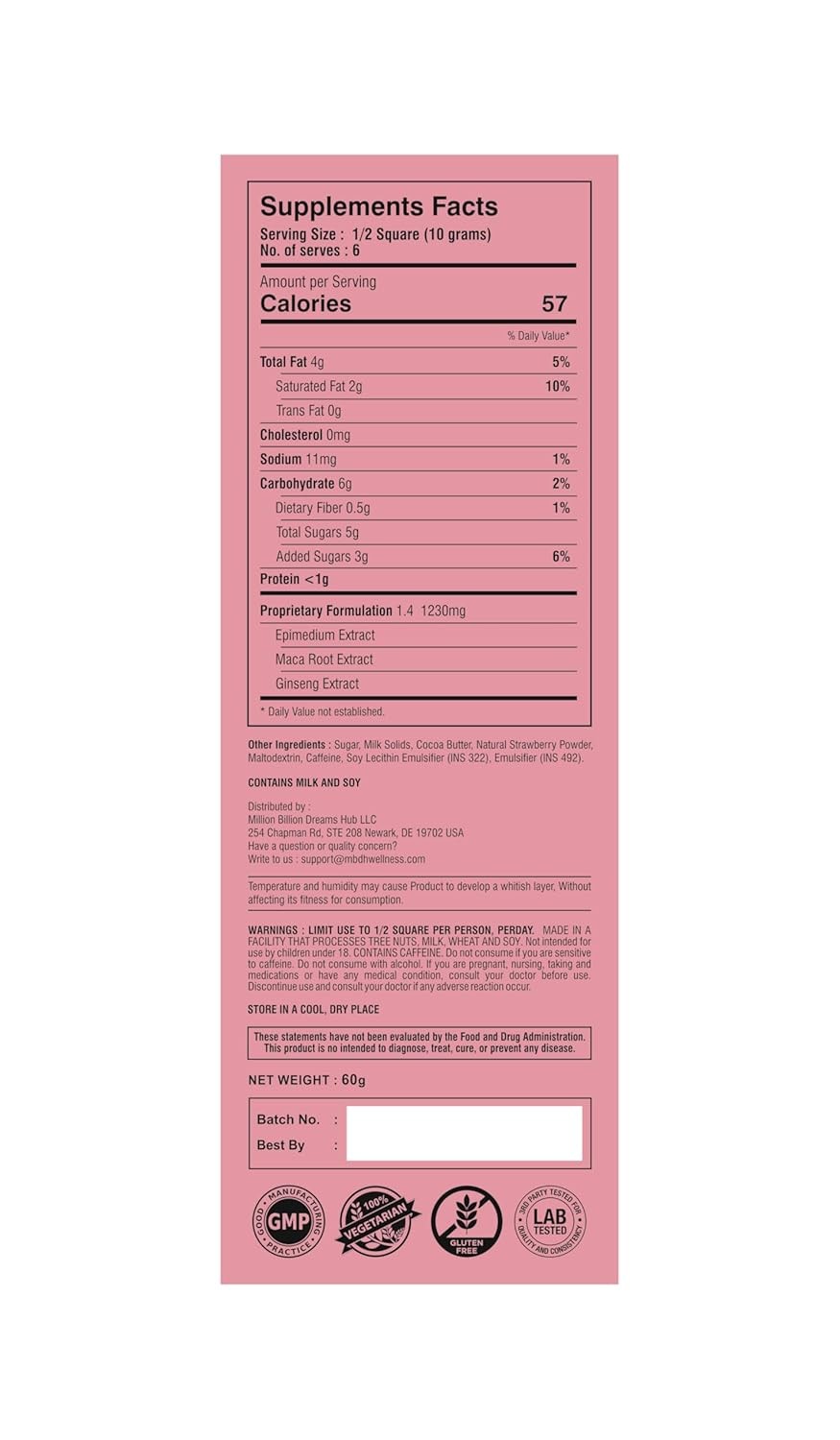 Ignite Strawberry Chocolate Bar for Couples 60g | valentine’s gift