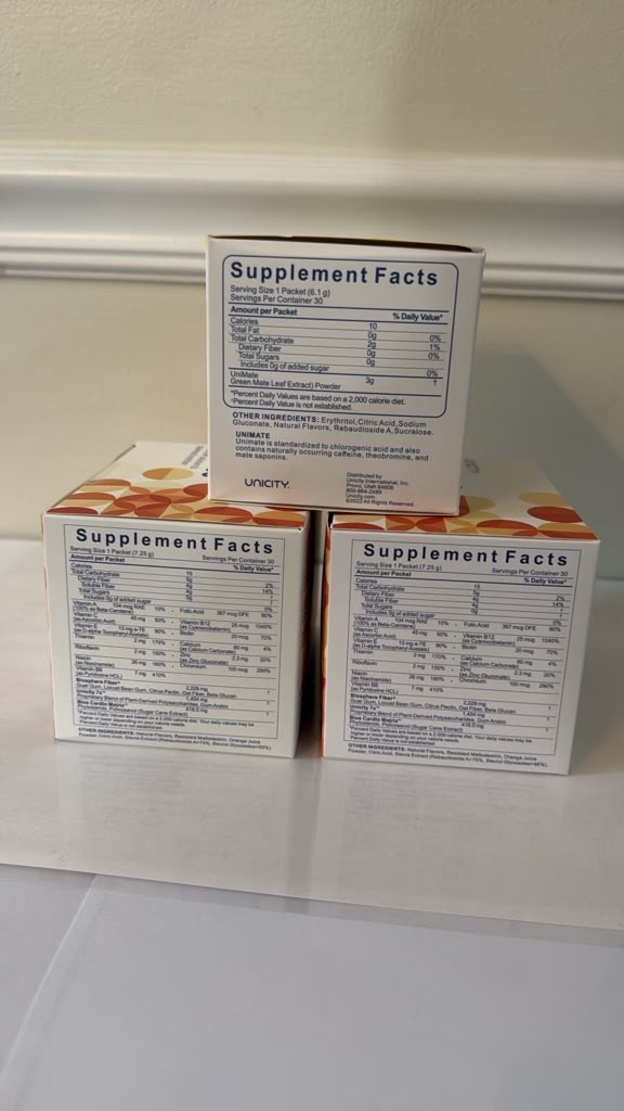Pack Of 3-Unicity Balance 60ct + Unimate Lemon Ginger 30ct Combo (Free Shipping)