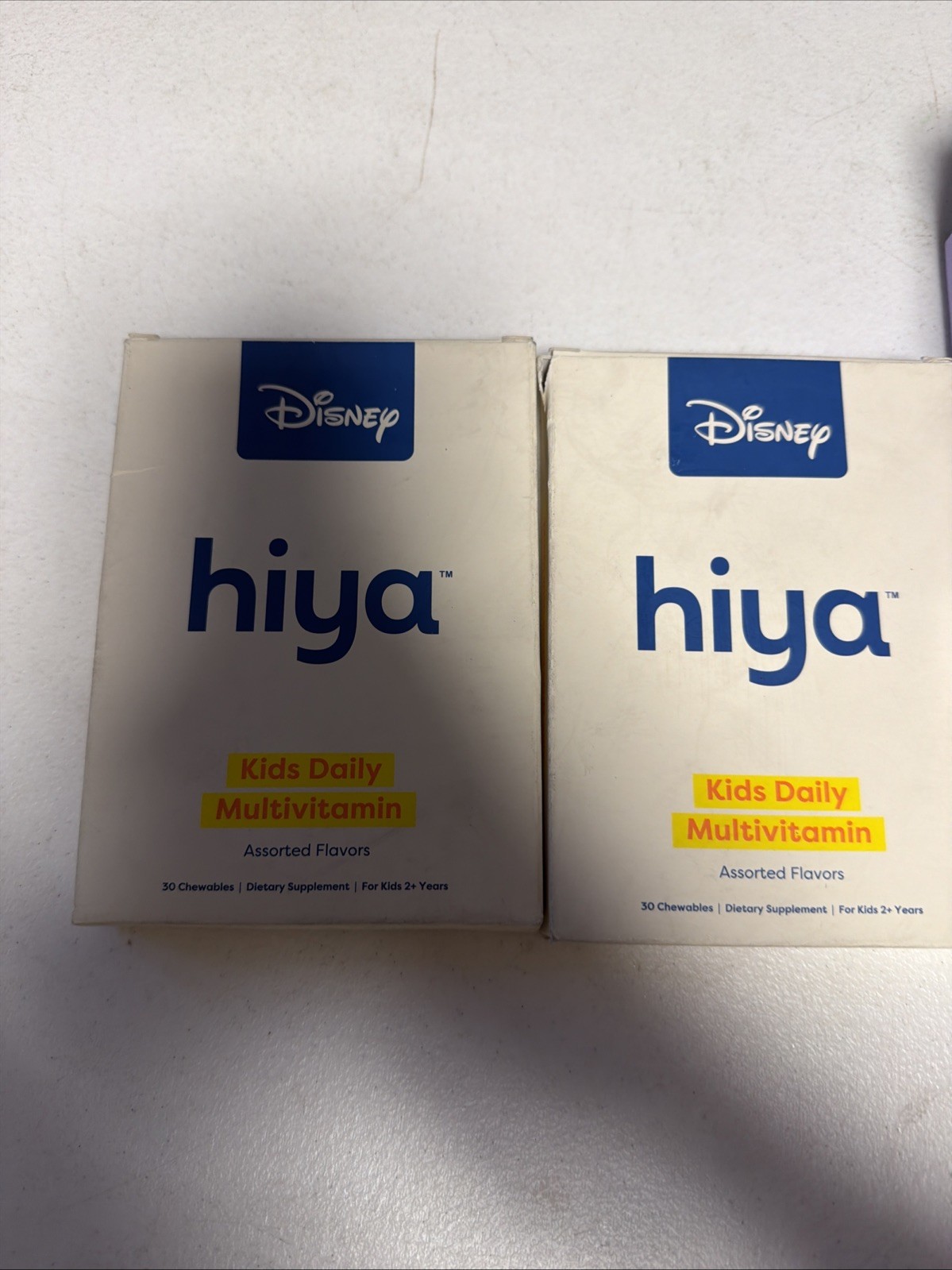 Hiya Disney Kids Daily Assorted Flavors 60 Chewable Refill for Age 2+ — 2 BOXES