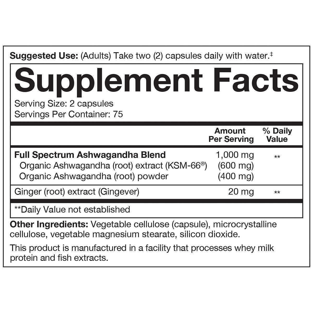 Youtheory Ashwagandha 1,000 mg, 180 Capsules Fast Shipping, World Wide Shipping