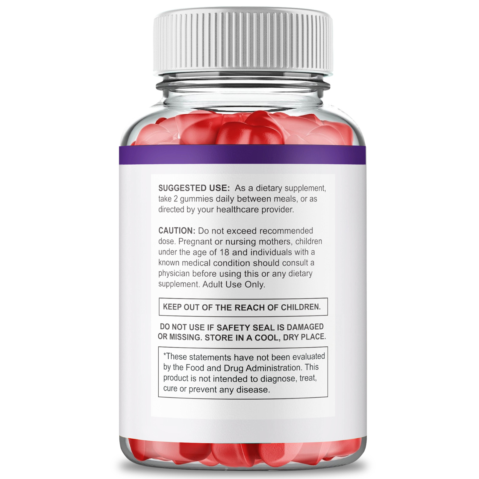 Derma Pure Gummies, Official DermaPure Vitamin Supplement Gummy (3 Pack)
