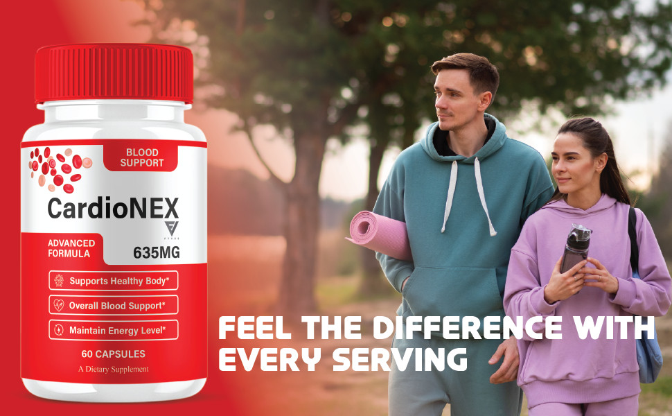 (5 Pack) CardioNEX Blood Support Capsules, CardioNEXX Supplement (300 Capsules)