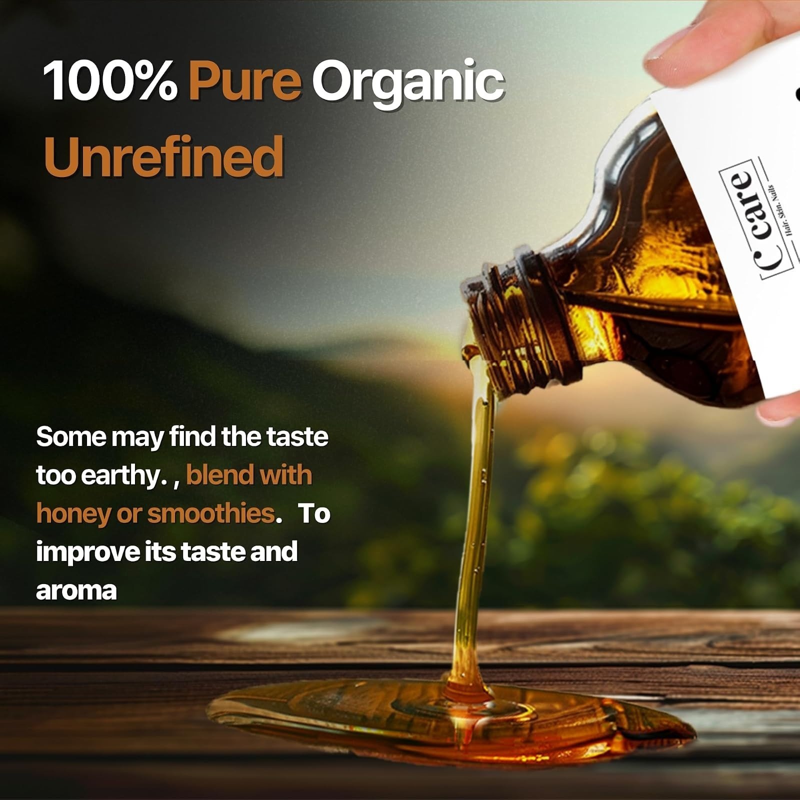 Vocks Organic Black Seed Oil 8 Fl Oz – Immune Support, Hair & Skin