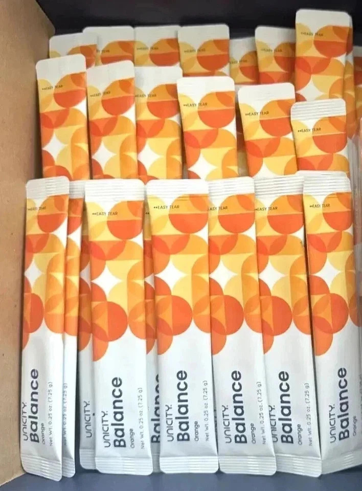 UNICITY Balance Cholesterol Support Drink Mix 30 Stick Pack (ORANGE) Exp 06/2027