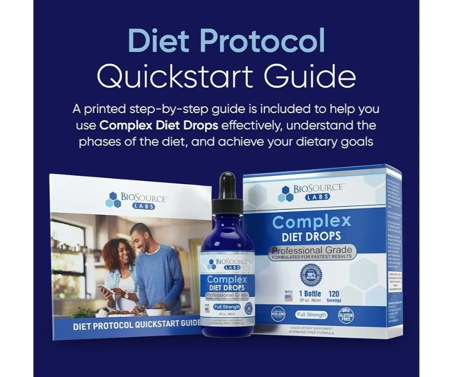 BioSource Labs Complex Diet Drops – Natural Weight Management Drops Unisex 2 oz