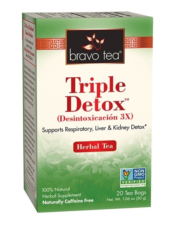 Triple Detox™ Herbal Tea – 20 Tea Bags – Bravo Tea