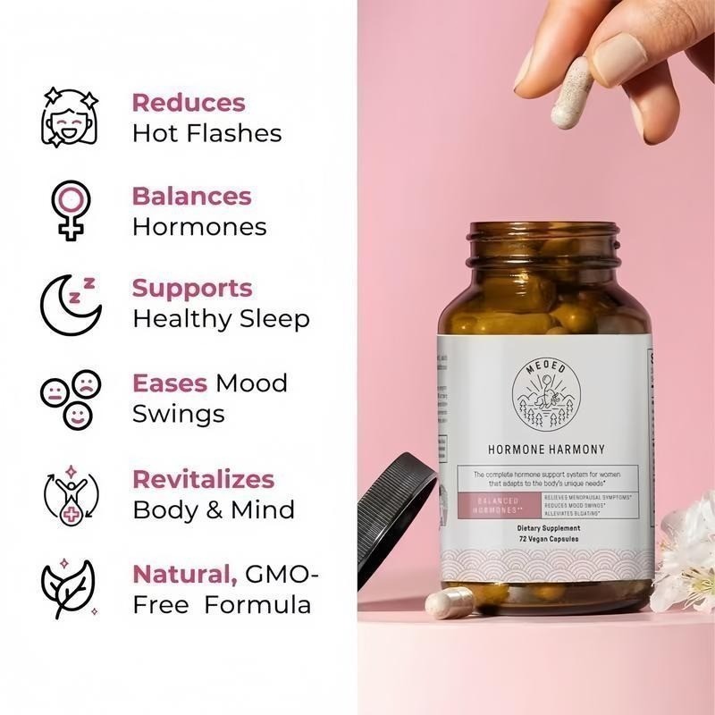 NEW Hormone Harmony – Natural Hormonal Support for Women to Improve Mood, Sleep