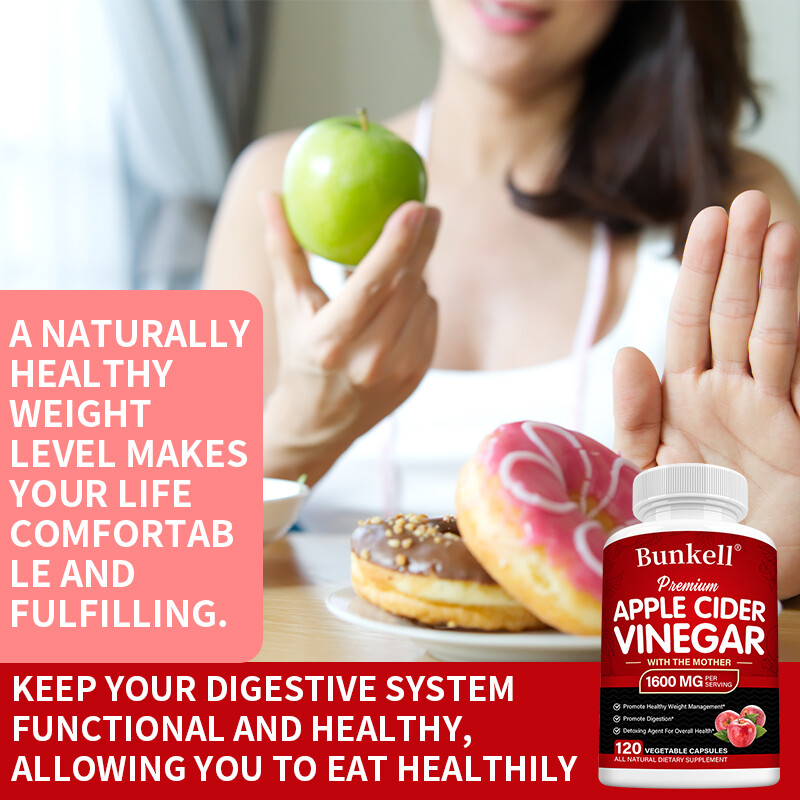 Apple Cider Vinegar Capsules – Detoxification, Weight Loss and Fat Reduction