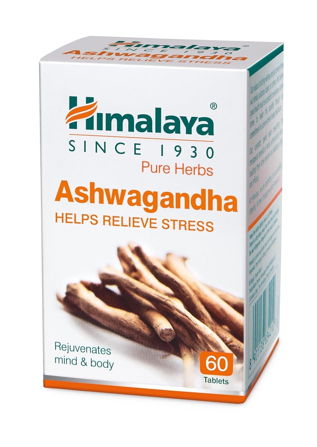 Himalaya Ashwagandha 60 Tablets-Stress Relief & Energy Booster-Herbal Supplement