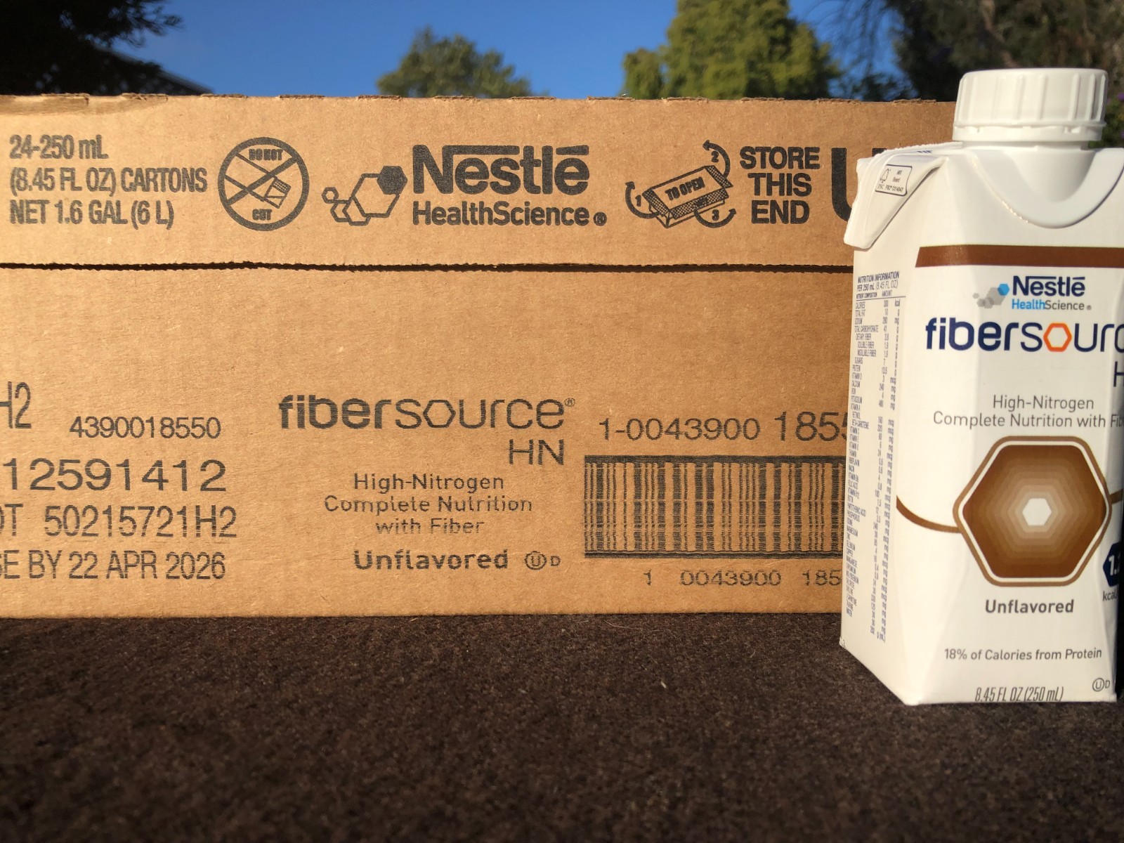 Nestle Health Science Fiber Source HN High nitrogen Complete Nutrition 24-8.45oz