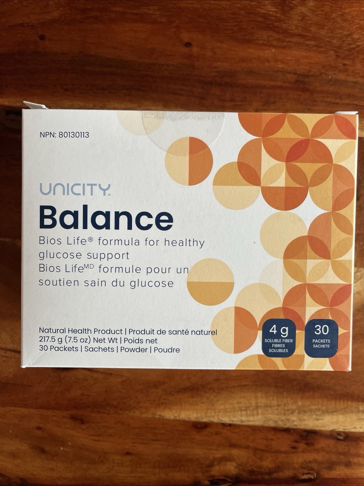 UNICITY Balance Cholesterol Support Drink Mix 30 Stick Pack (ORANGE) Exp 04/2027