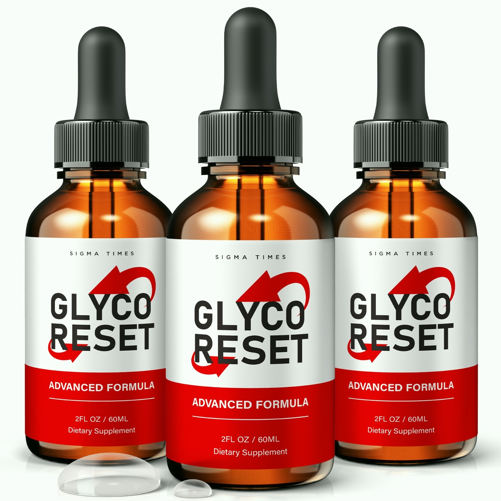 Glyco Reset Drops, GlycoReset Liquid Supplement for Blood Health – 3 Pack