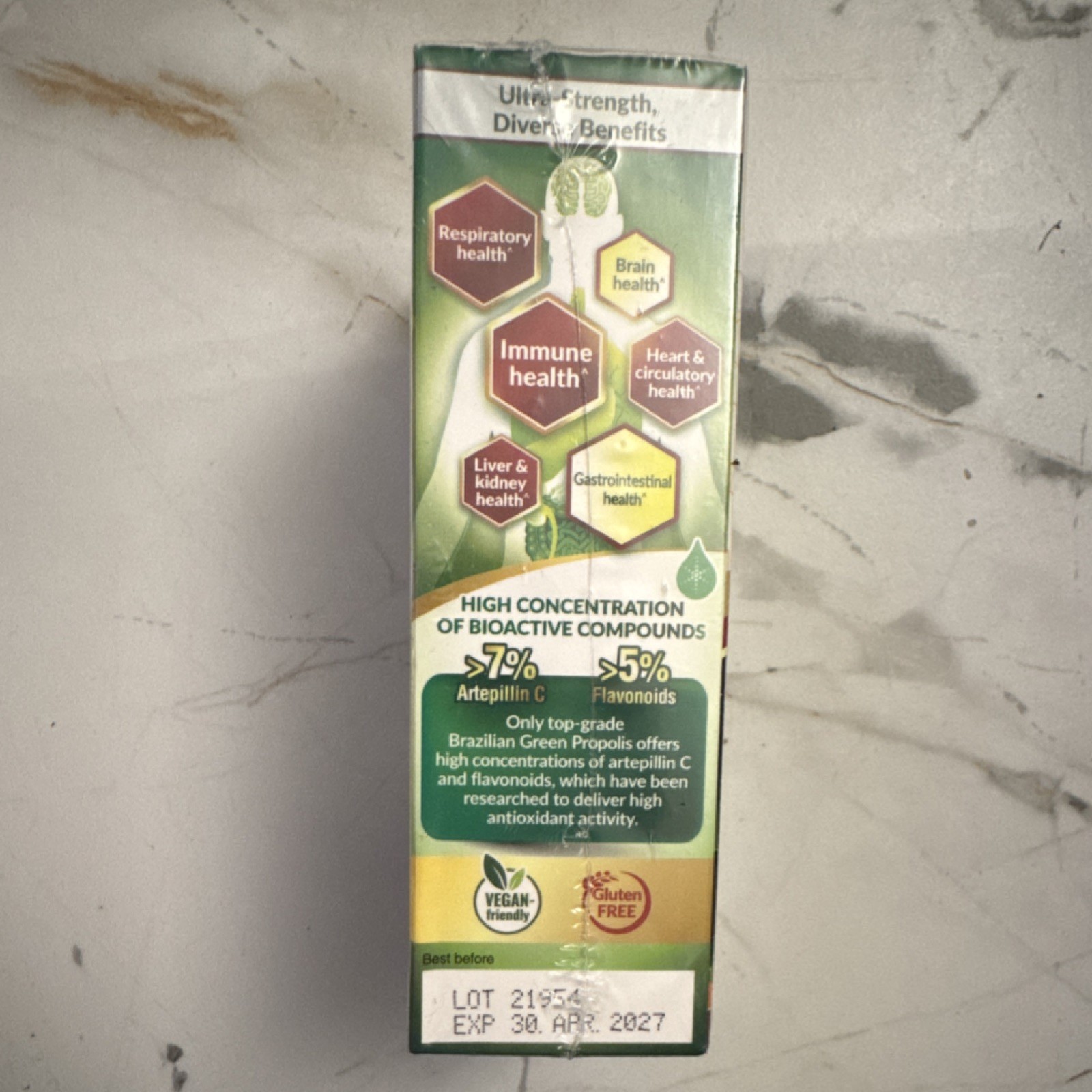 LABO Nutrition Brazilian Green Propolis 60 Capsules EXP 04/2027