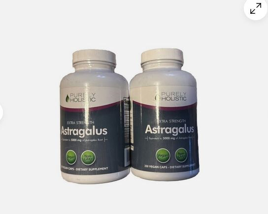 2X Purely Holistic Astragalus Extra Strength – 5000 mg – 250 capsules Exp 05/26