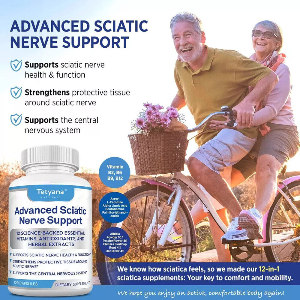 Advanced Sciatic Nerve Support Alpha Lipoic Acid Benfotiamine Nervous System