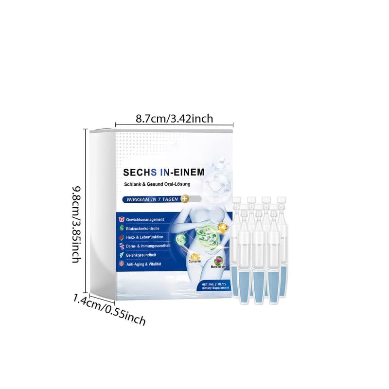 for 6-in-1 Weight Loss Health Solution Oral Liquid 2026 & Blood Sugar Support