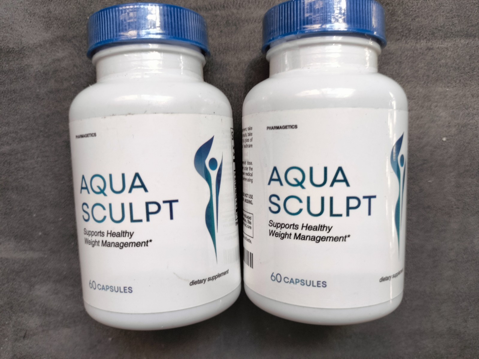pair of Pharmagetics Aqua Sculpt 60 Caps Supports Healthy Weight Management 5.27