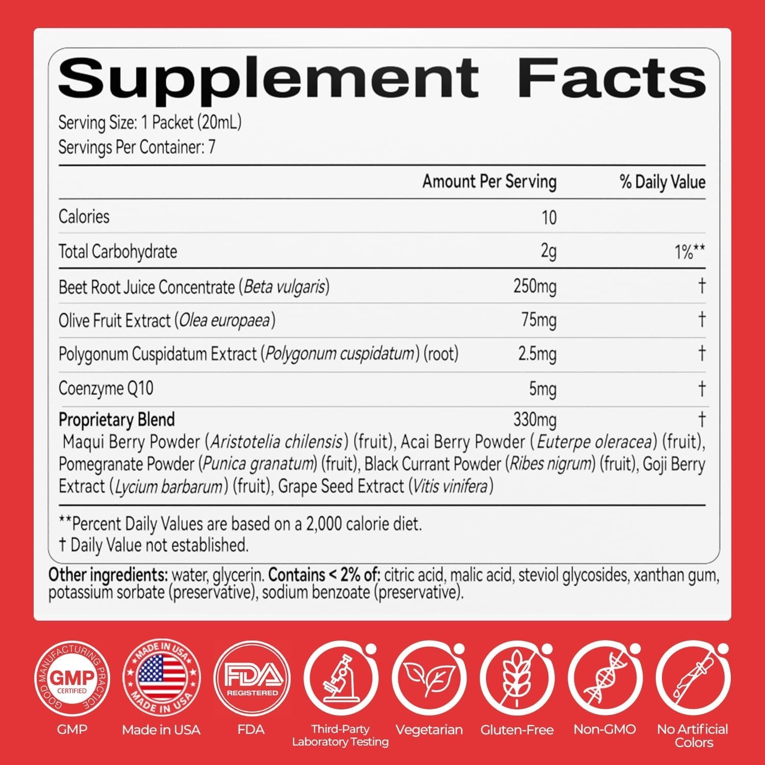 OxyEnergy Liquid Heart Health Energy Supplement