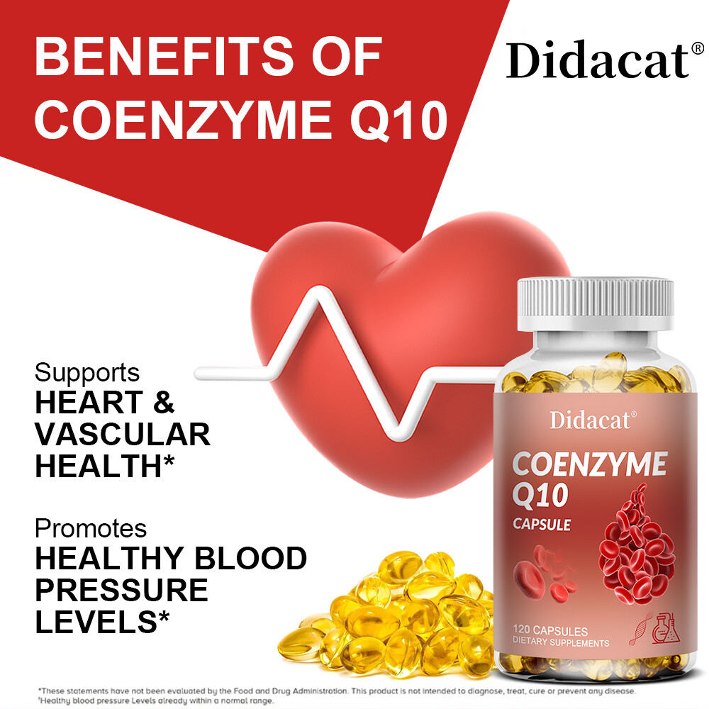 Coq10 200Mg, Supports Heart Health, 30/60/120 Rapid Release Capsules