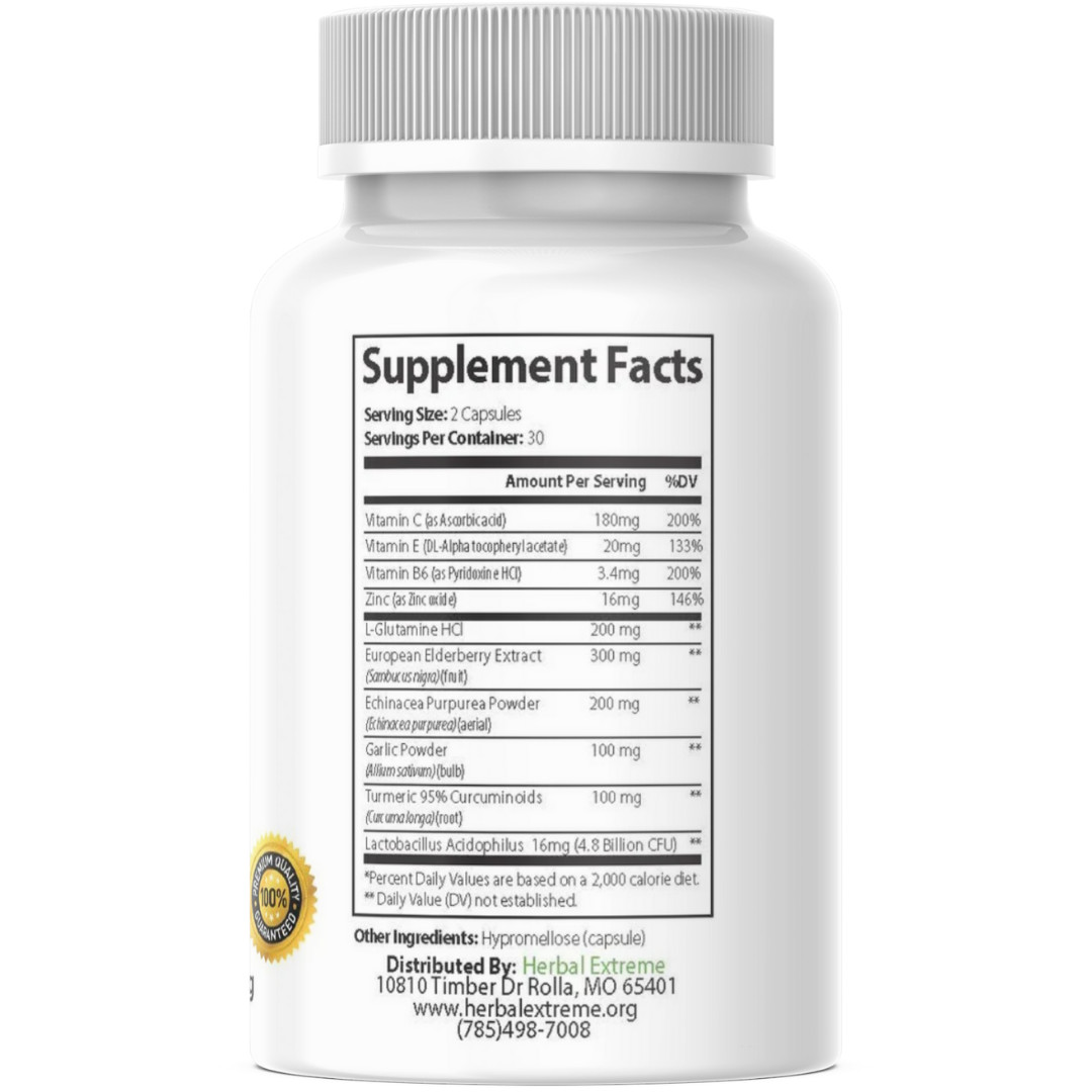 Munizen Immune System Balance 60 capsules 30 Day Supply