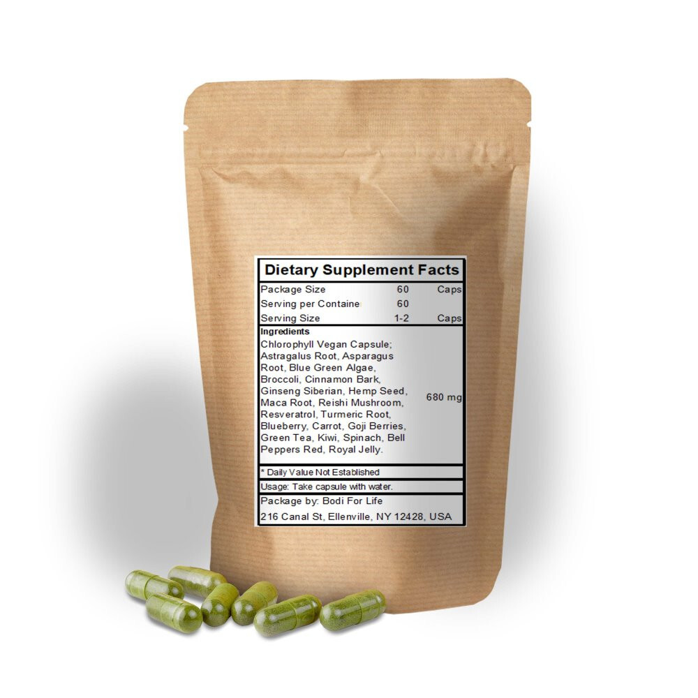 Greenedge Capsule Superfood | 60 Capsules | 100% Pure Natural Hand Crafted