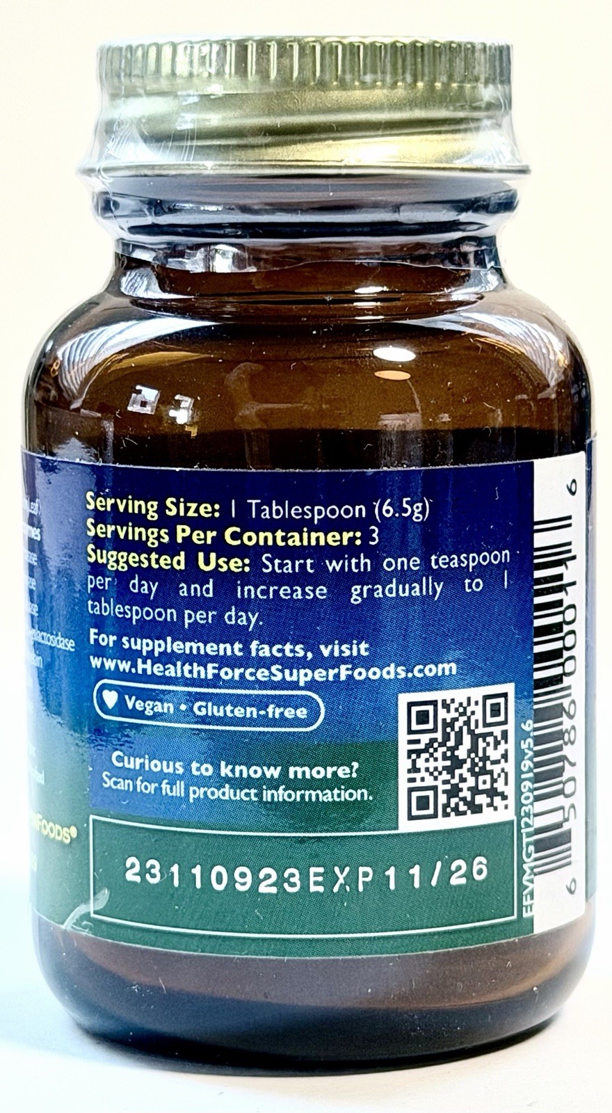 HealthForce SuperFoods Vitamineral Green Powder Vegan 20g EXP11/26