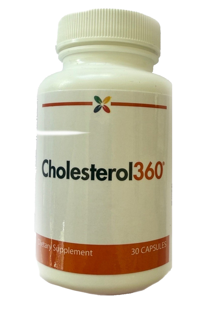 Cholesterol360, Dietary Supplement, Promotes Healthy HDL, LDL Levels, 30 Caps