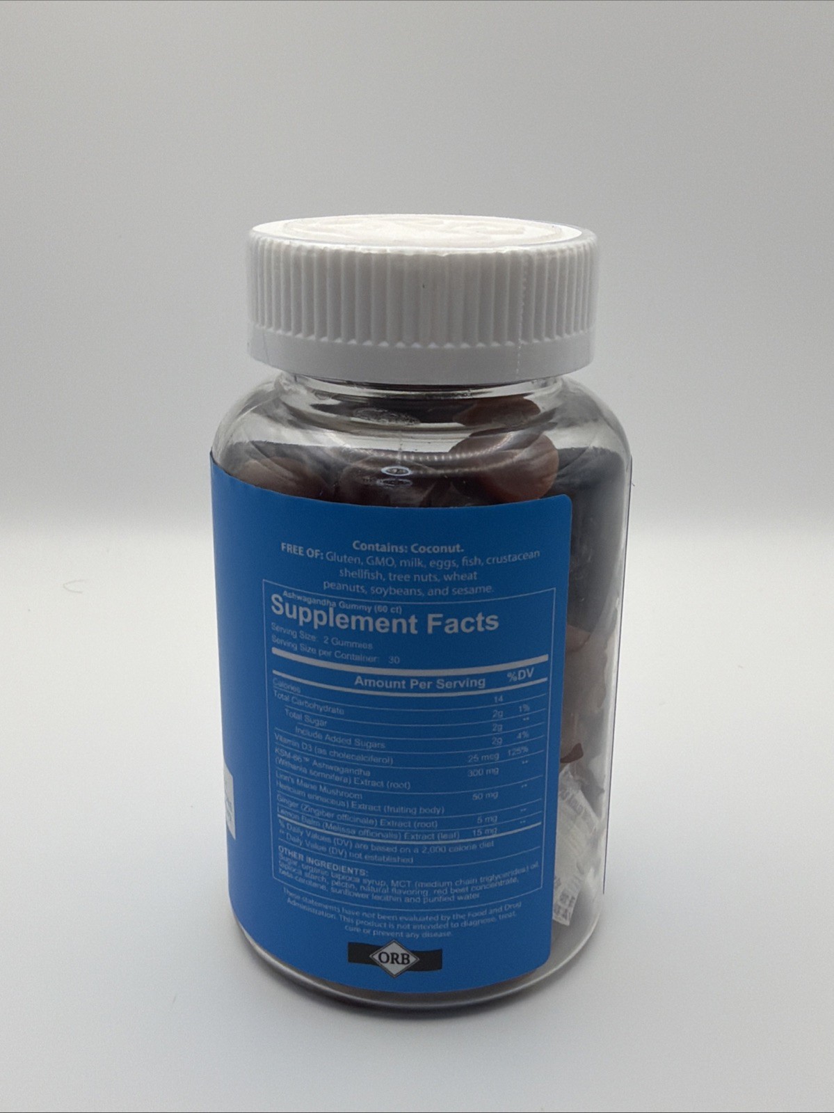4 Your Wellness, Ashwagandha Mixed Berry, 60 Vegan Gummies