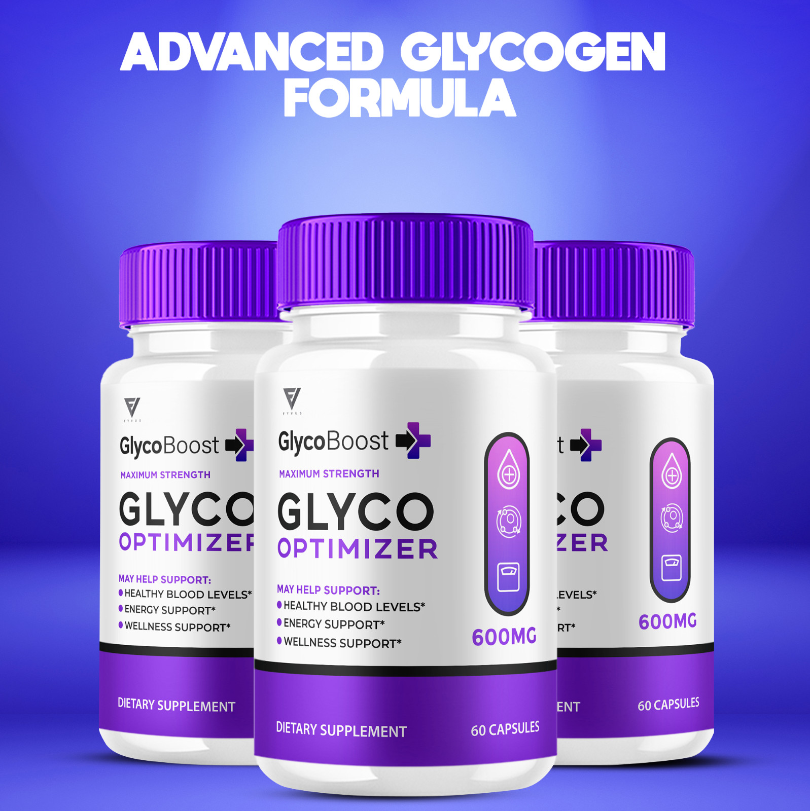 (3 Pack) GlycoBoost Glyco Optimizer Advanced Blood Support Review (180 Capsules)