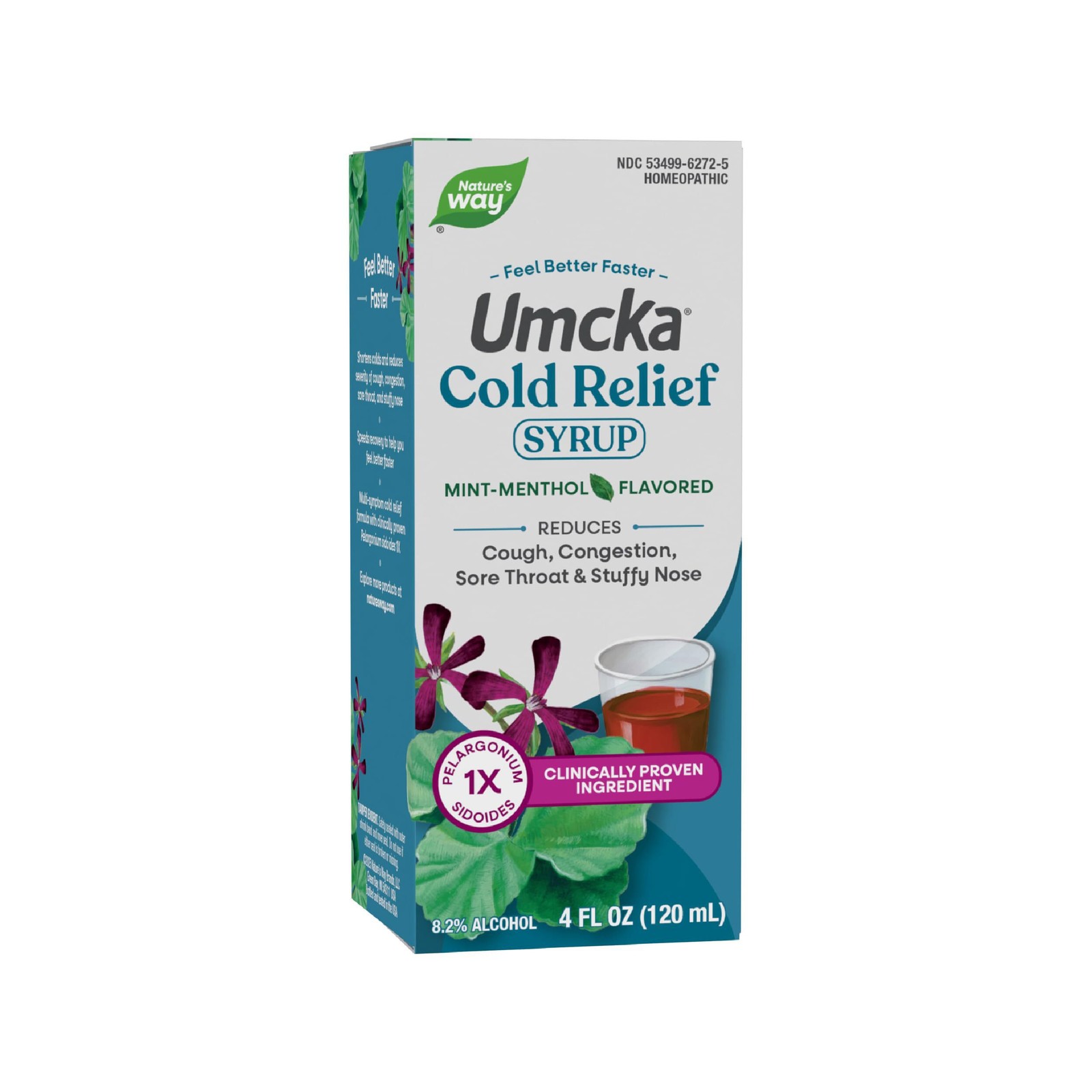 8/27 Nature’s Way Umcka Cold Relief Syrup, Umcka, Homeopathic, Shortens Duration