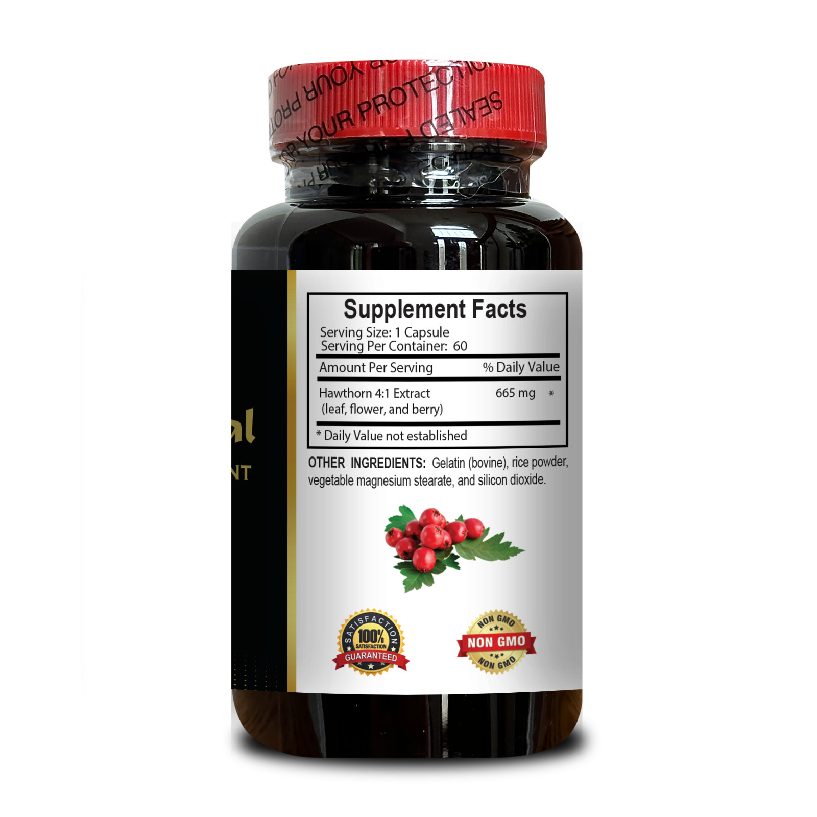 Natural Hawthorn Berry Extract – Herbal Vitality Supplement for Daily Balance 2B