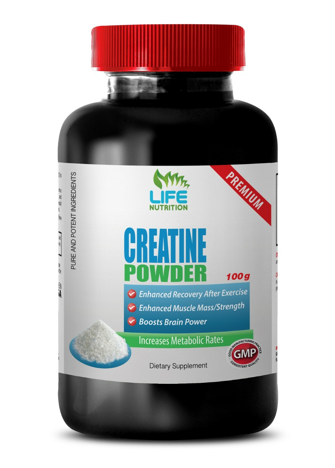 enhance muscle mass – Creatine Powder 100g – energy boosting supplement 1 Bottle