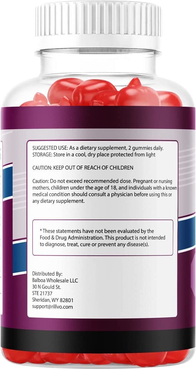 Rillvo (2 Pack) Keto SuperBurn Gummies ACV Gummies with Apple Cider Vinegar…