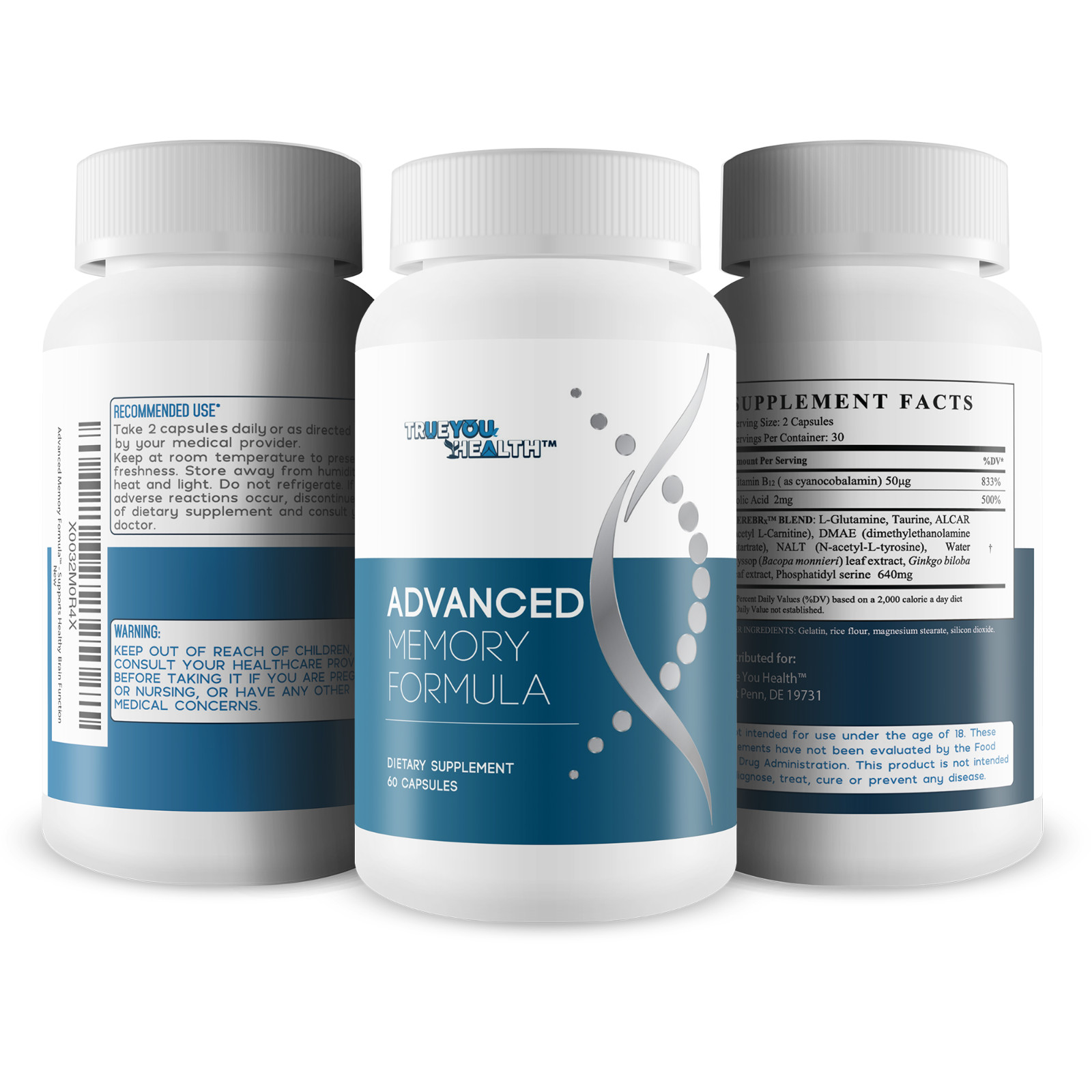 Advanced Memory Formula – Our Best Nootropic Brain Supplement – Memory & Focus