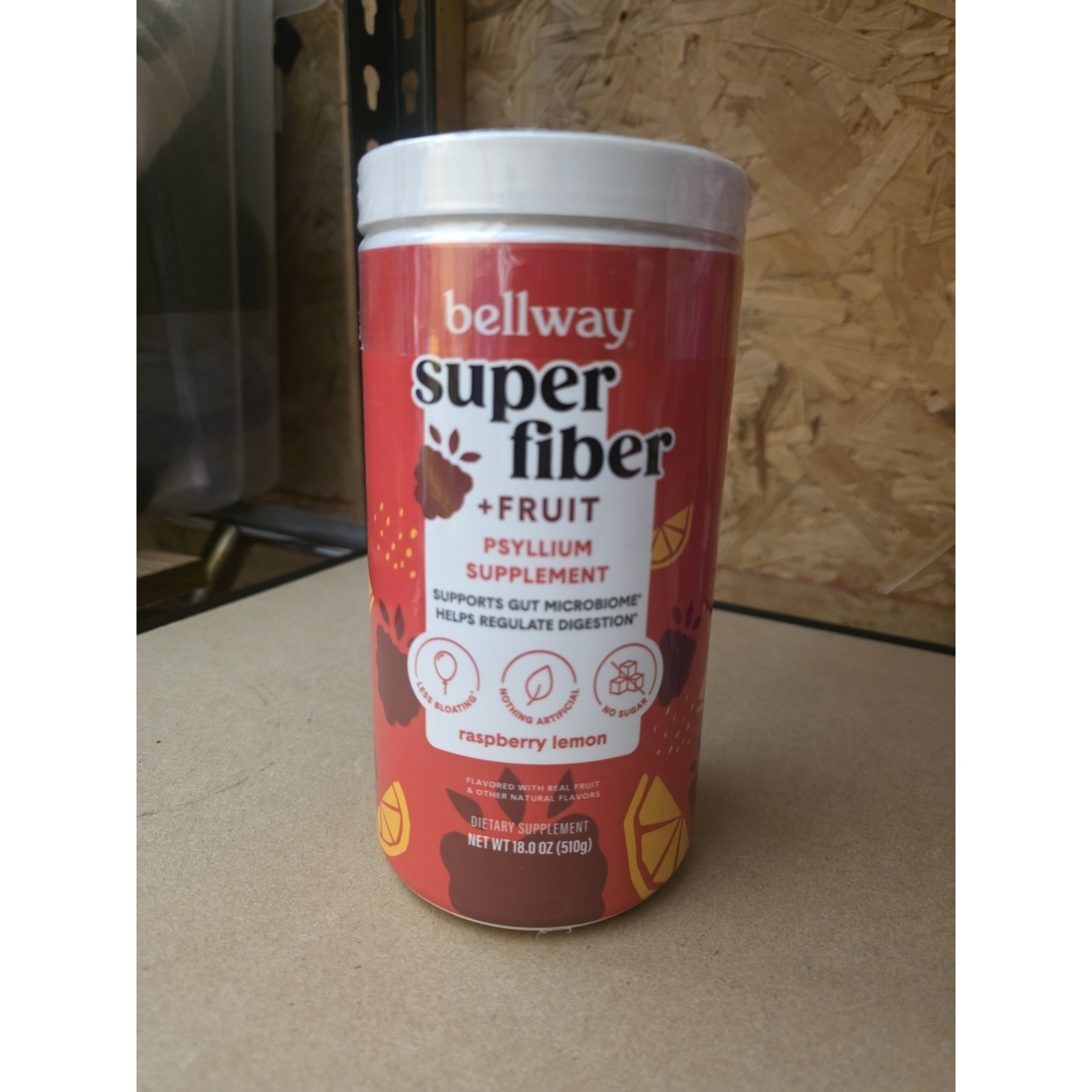 Bellway – Super Fiber + Fruit – Raspberry Lemon – 18Oz