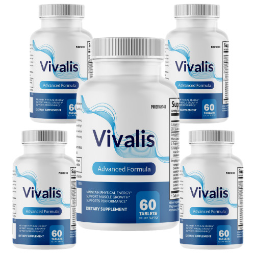 Vivalis Strength Vitality Booster, Support for Energy & Stamina – 5 Bottles