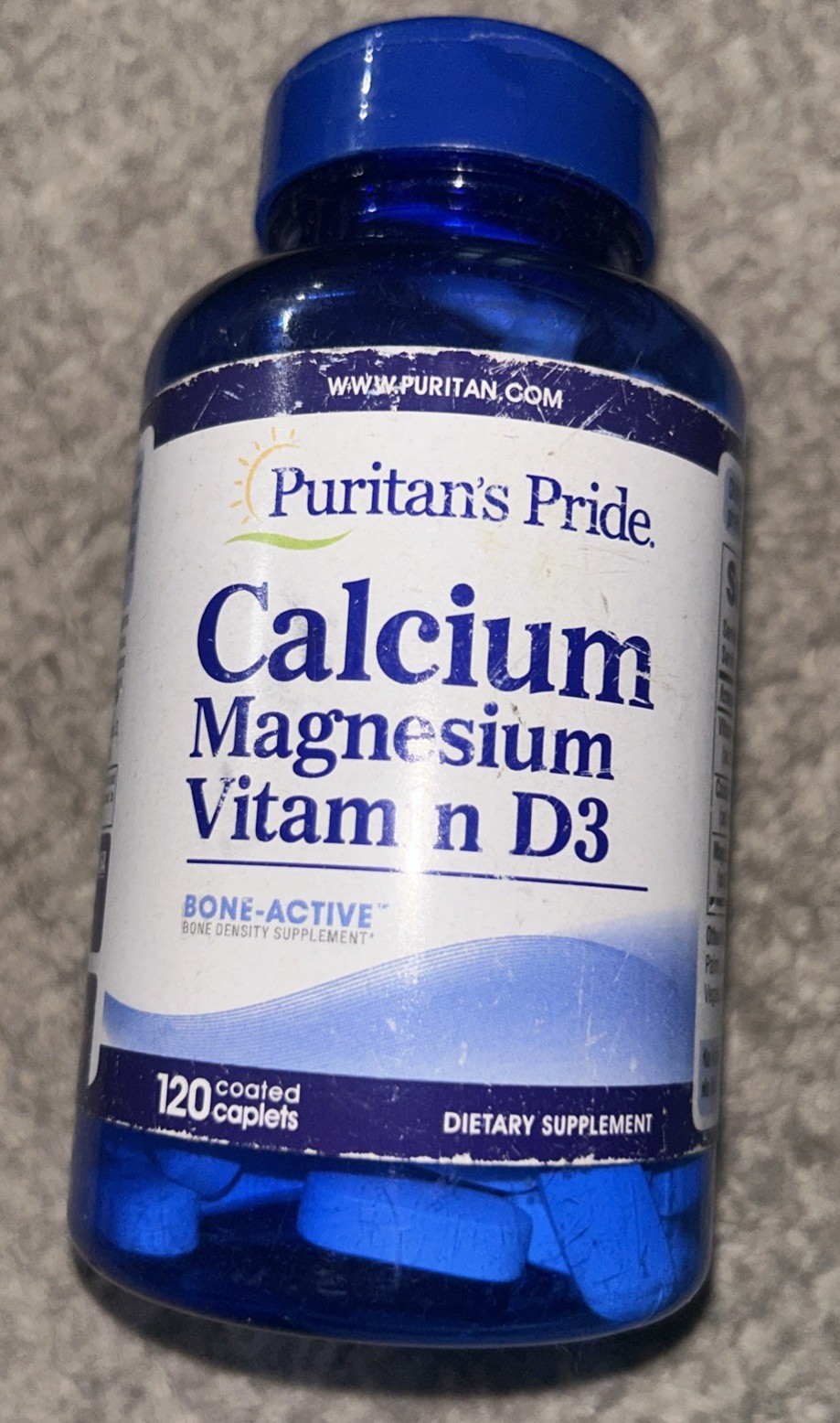 Puritans Pride Calcium Magnesium Vitamin D3 – 120 Filmtabl (11,01 EUR/100 g)
